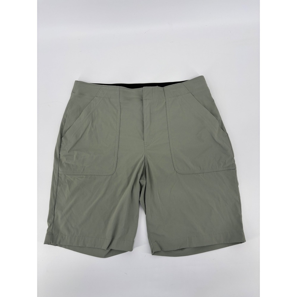 Eddie Bauer Womens Sage Green Guide Pro Shorts Size 10 Hiking Outdoor 21451018